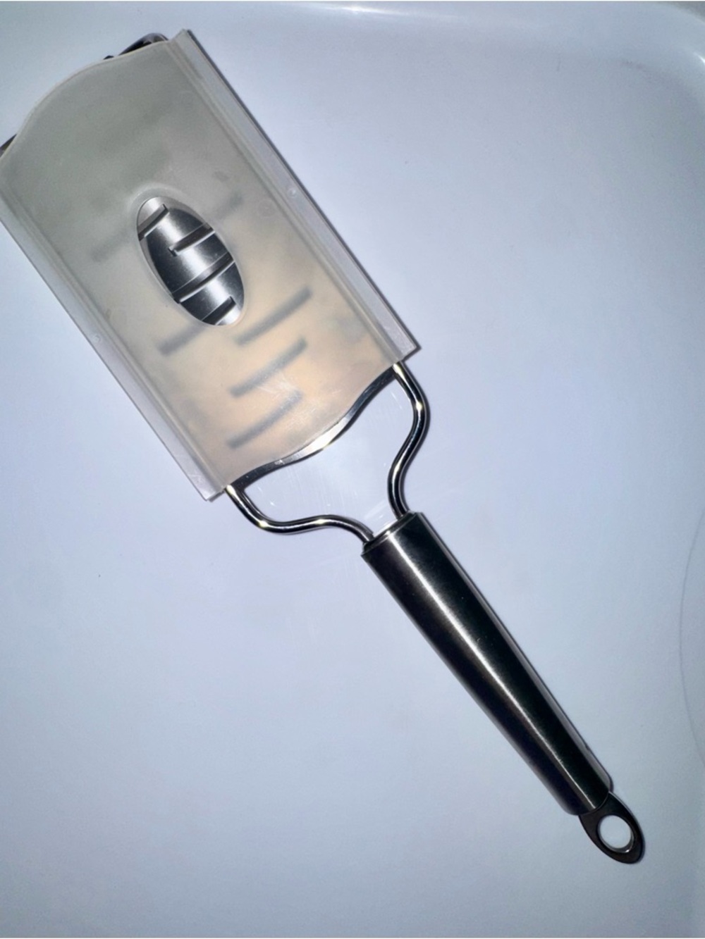 Cuisipro Accutec Stainless Steel Cheese Slicer with Frosted Guard - Silver